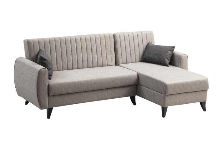 Atelier Del Sofa Sofá cama esquinero Alkon - Light Grey